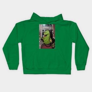 Green Ghost Kids Hoodie